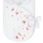 مدس بنات بطبعة الزهور   باللون الأبيض والوردي, 1, hi-res