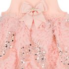 Girls Pink Sequin Tulle Dress, 1, hi-res