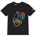 Black & Yellow Logo Shorts Set, 1, hi-res