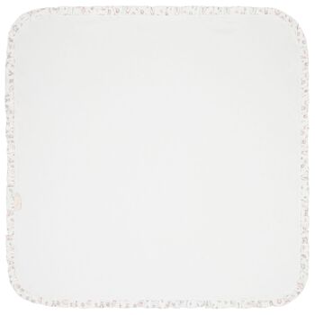 Baby Girls White & Pink Blanket (80cm)
