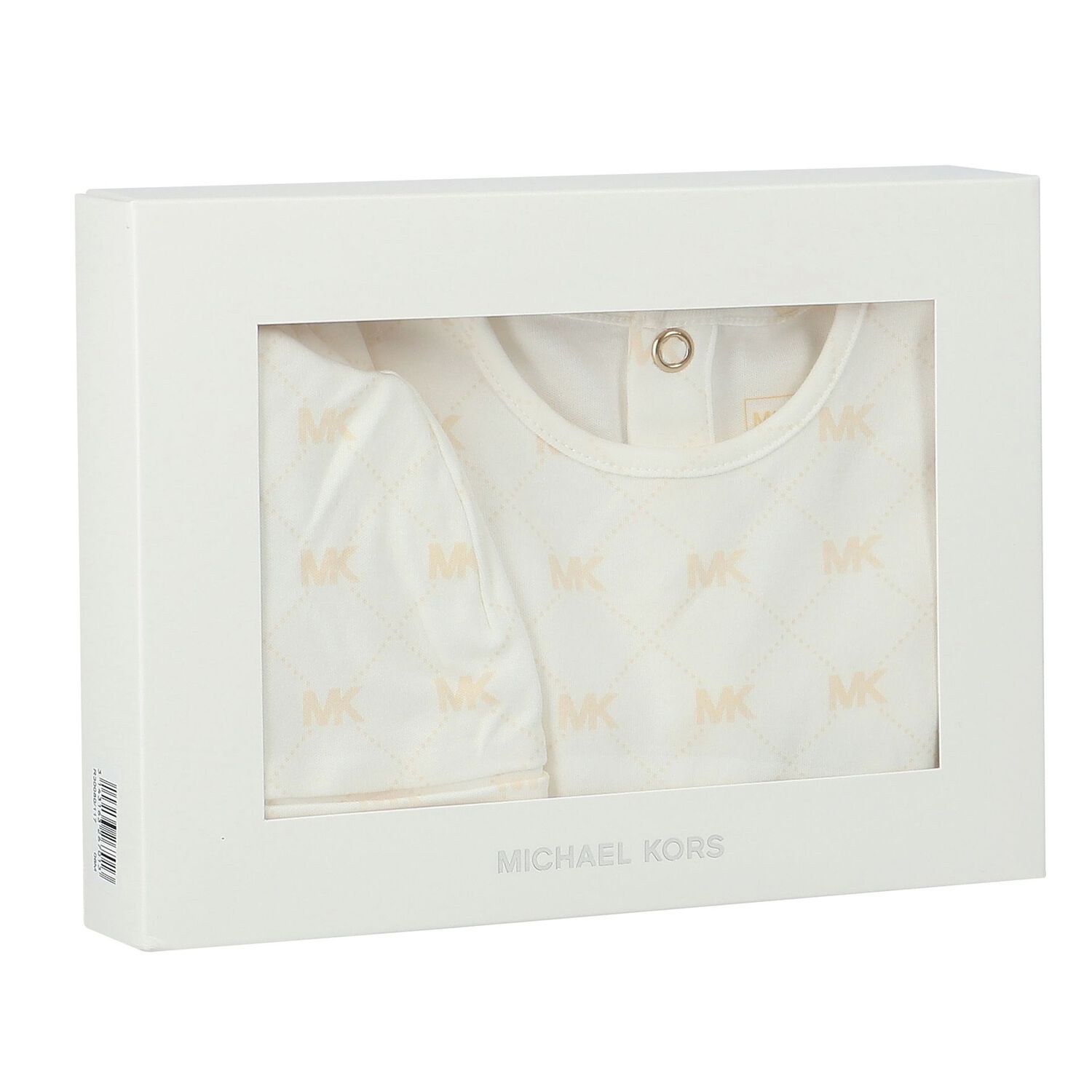 Ivory Logo Babygrow & Hat Gift Set, 1, hi-res