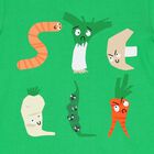 Boys Green Vegetable Logo T-Shirt, 1, hi-res