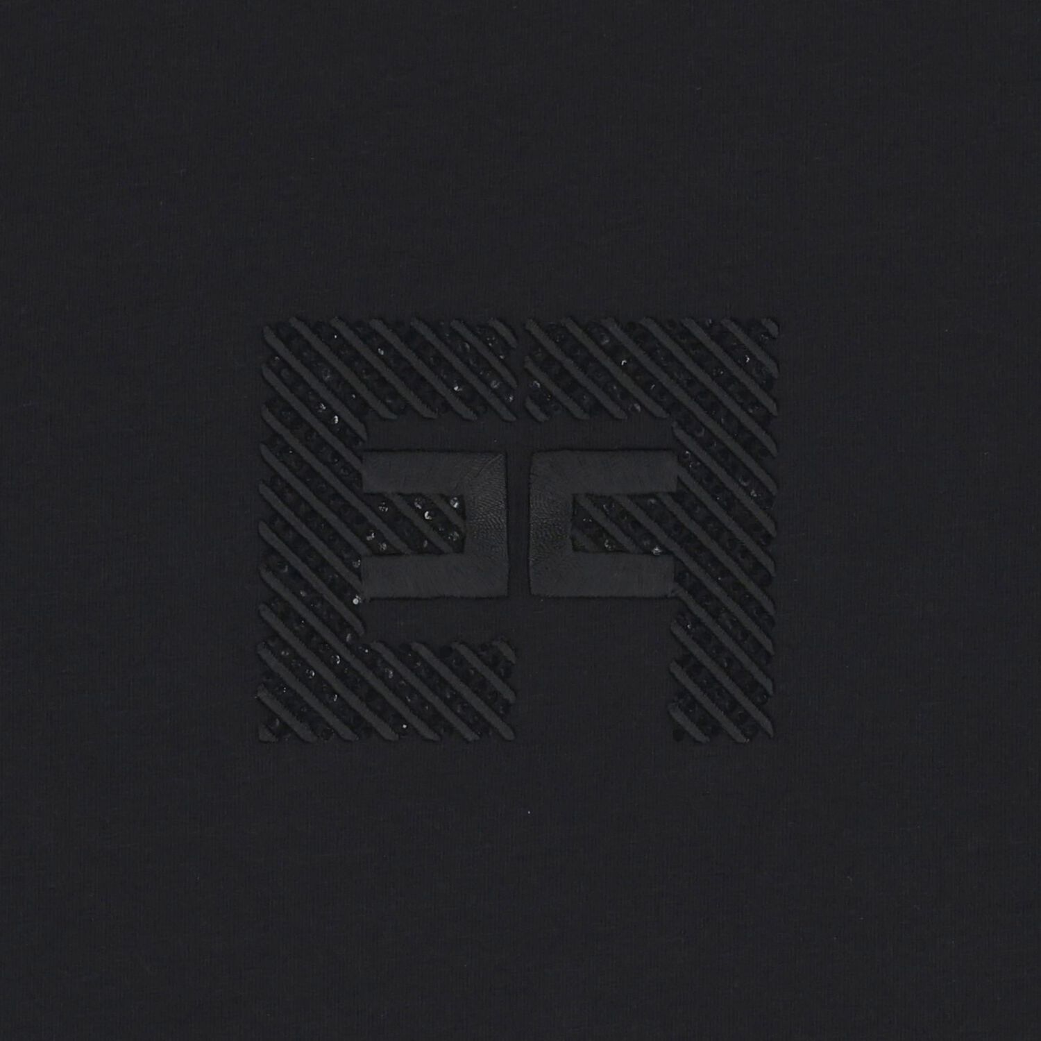 Girls Black Logo T-Shirt, 1, hi-res