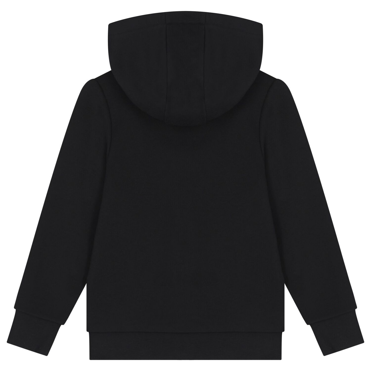 Boys Black Logo Zip Up Top, 1, hi-res image number null