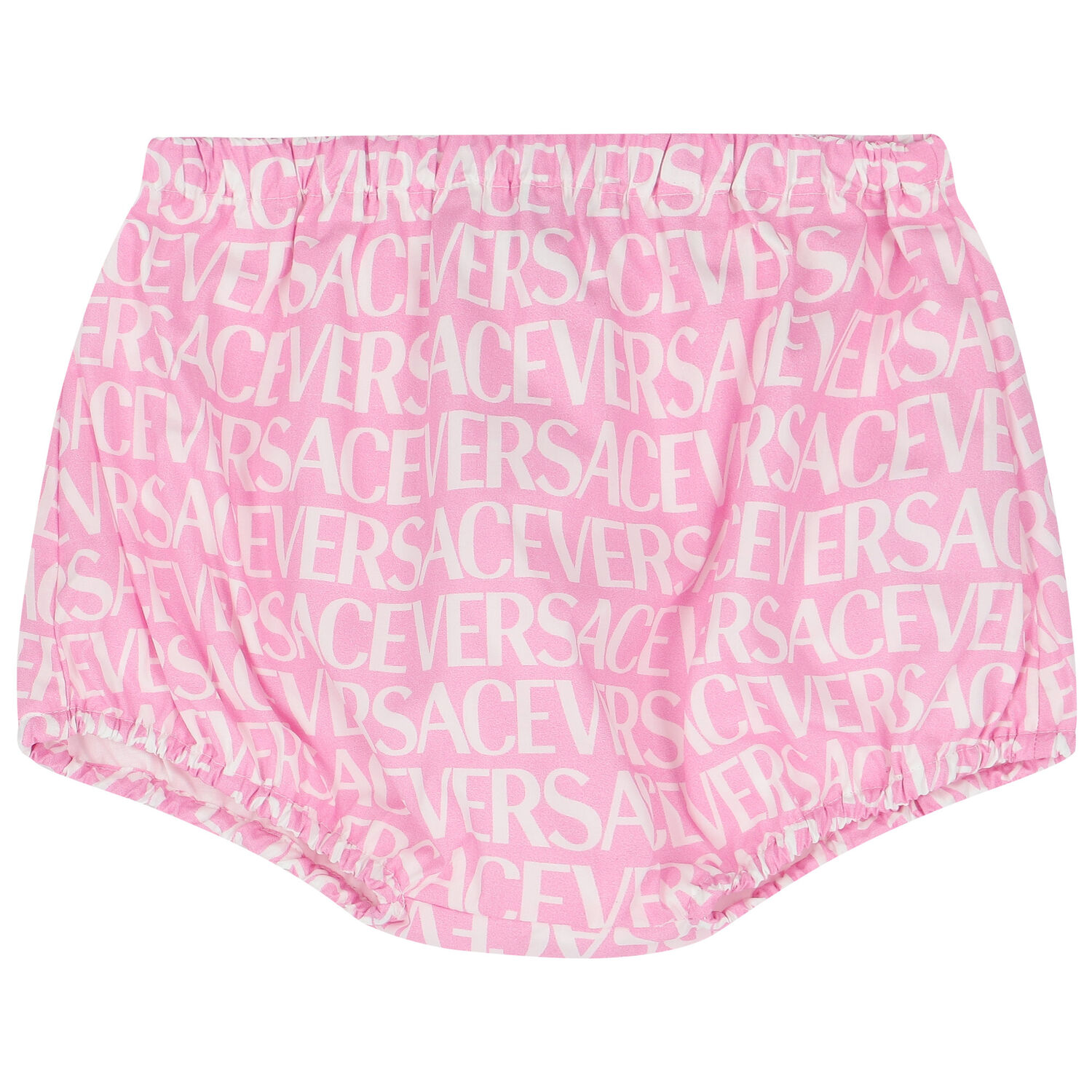 طقم فستان بنات بالشعار باللون العاجى والوردى, 1, hi-res