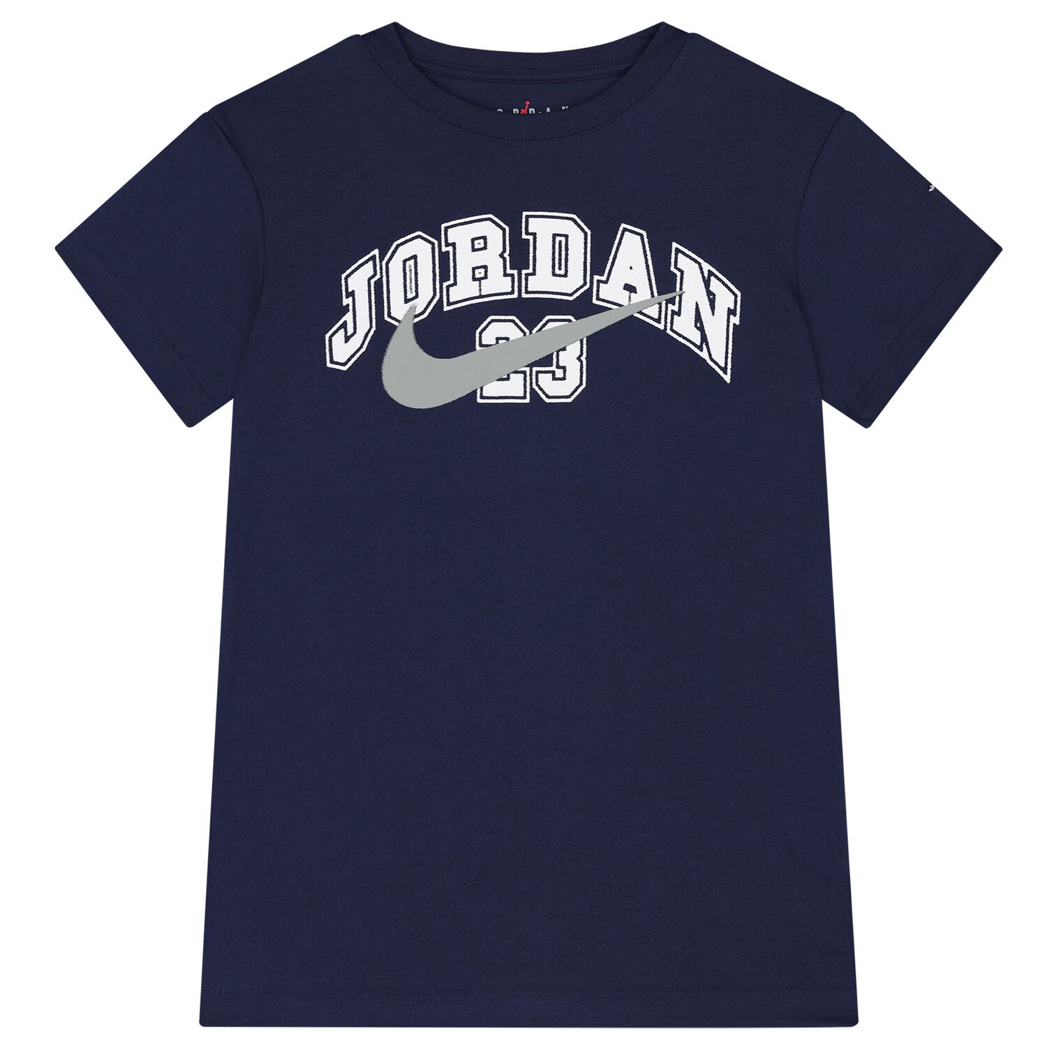Boys Navy Blue Jordan Logo T-Shirt, 2, hi-res