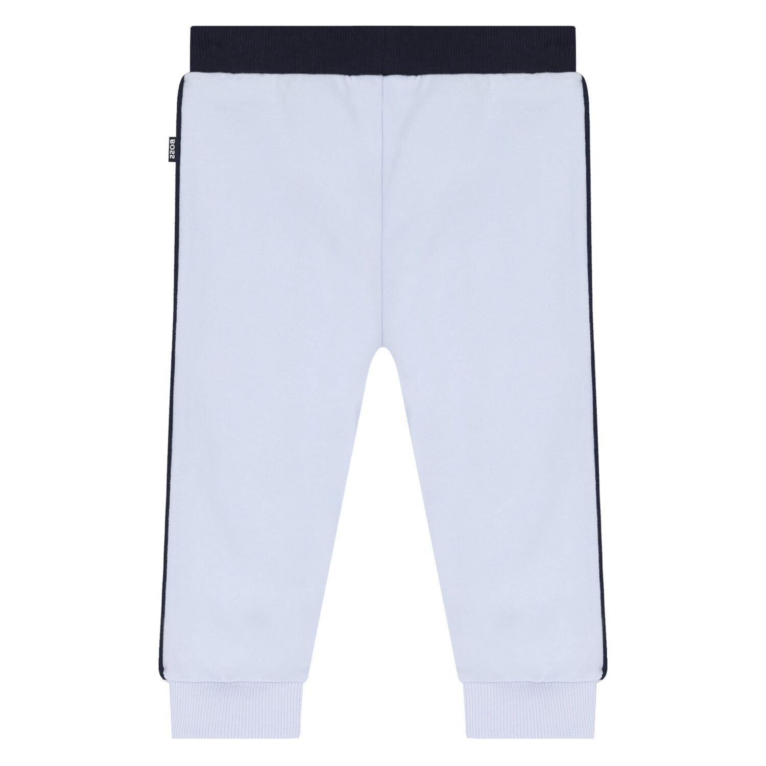 بدله رياضيه للاولاد بالشعار باللون الابيض والازرق , 1, hi-res image number null