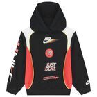 Boys Black & Red Logo Hooded Top, 2, hi-res