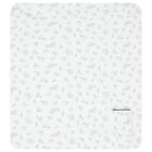 Baby Boys Ivory & Blue Logo Blanket, 1, hi-res