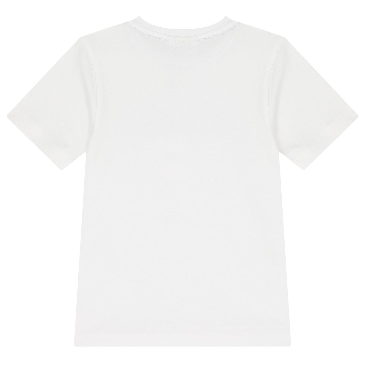 Boys White Logo T-Shirt, 4, hi-res