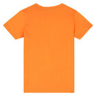 Boys Orange Logo T-Shirt, 1, hi-res