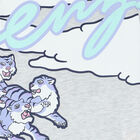 تيشيرت الشعار باللون الرمادي للأولاد, 1, hi-res