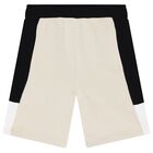 Boys Ivory Logo Shorts, 2, hi-res