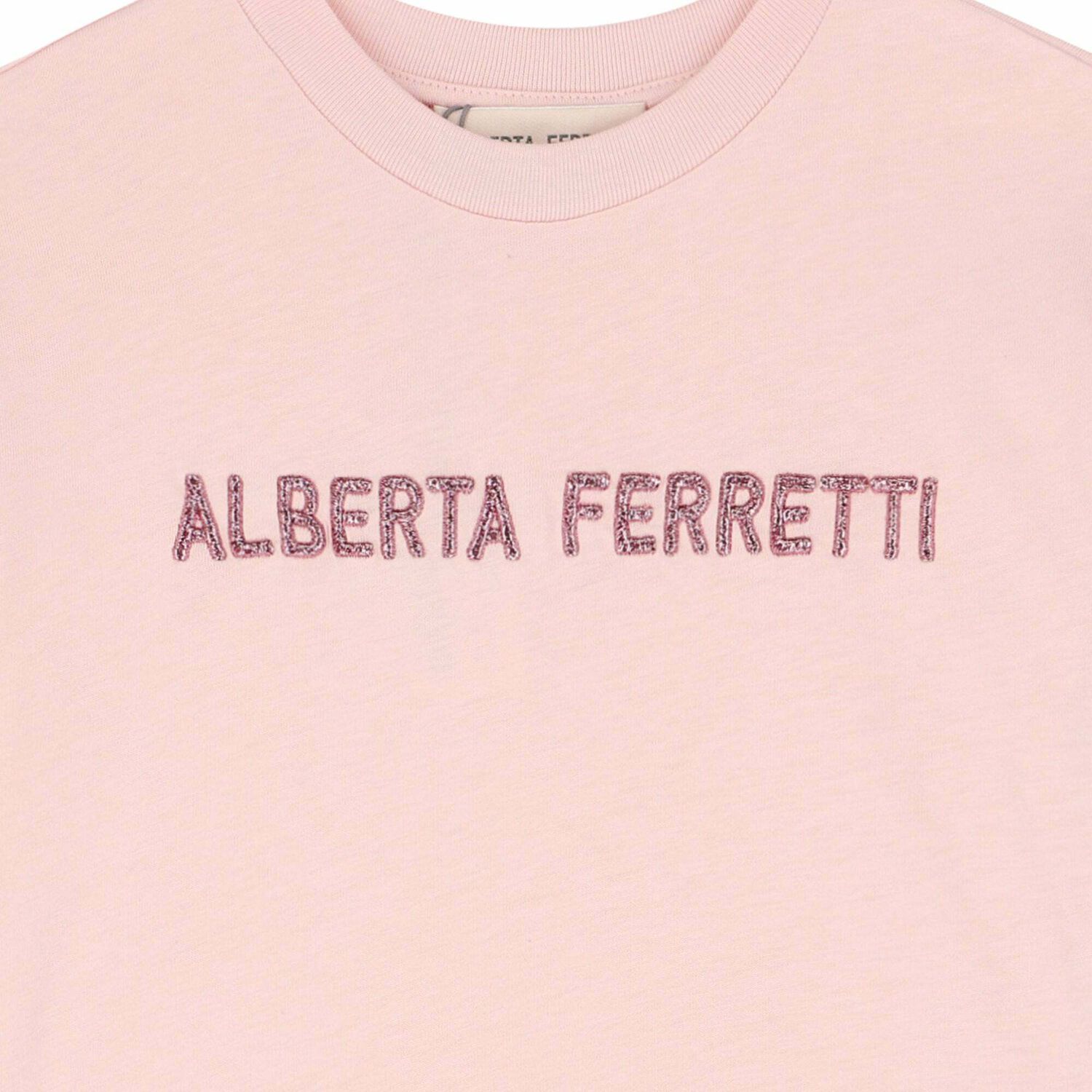 Girls Pink Logo T-Shirt, 1, hi-res