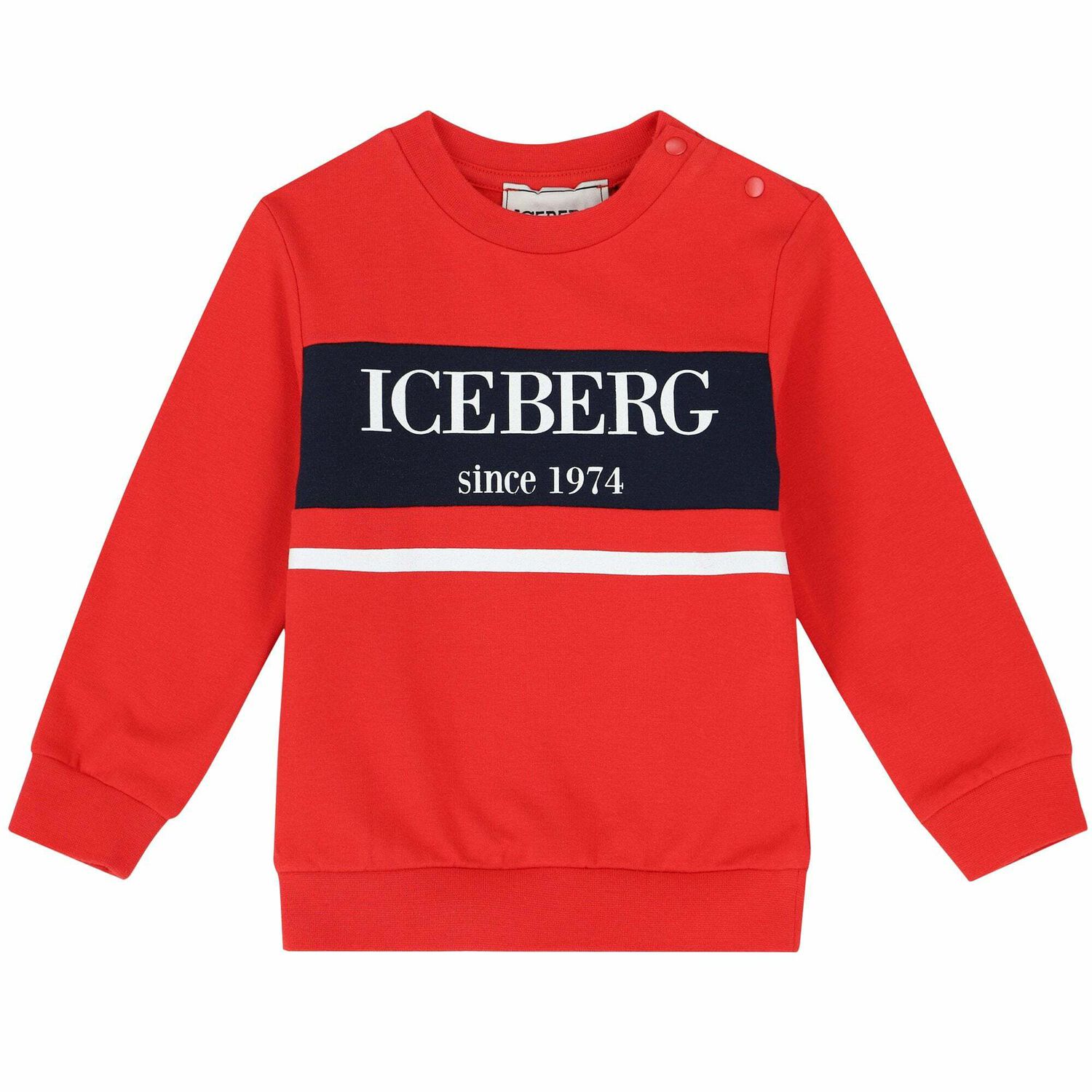 بدلة رياضية بالشعار باللون الاحمر والكحلى للاولاد, 1, hi-res image number null