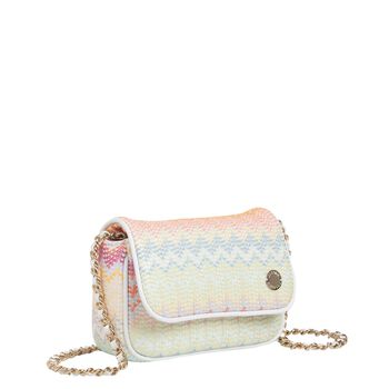 Girls Pink & Green Zigzag Bag