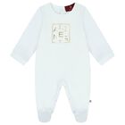 Baby Boys Blue Logo Babygrow, 2, hi-res
