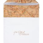 Beige & White Geo Map Baby Nest, 1, hi-res