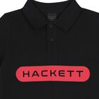 تيشيرت بولو للاولاد من القطن بالشعار باللون الاسود, 2, hi-res