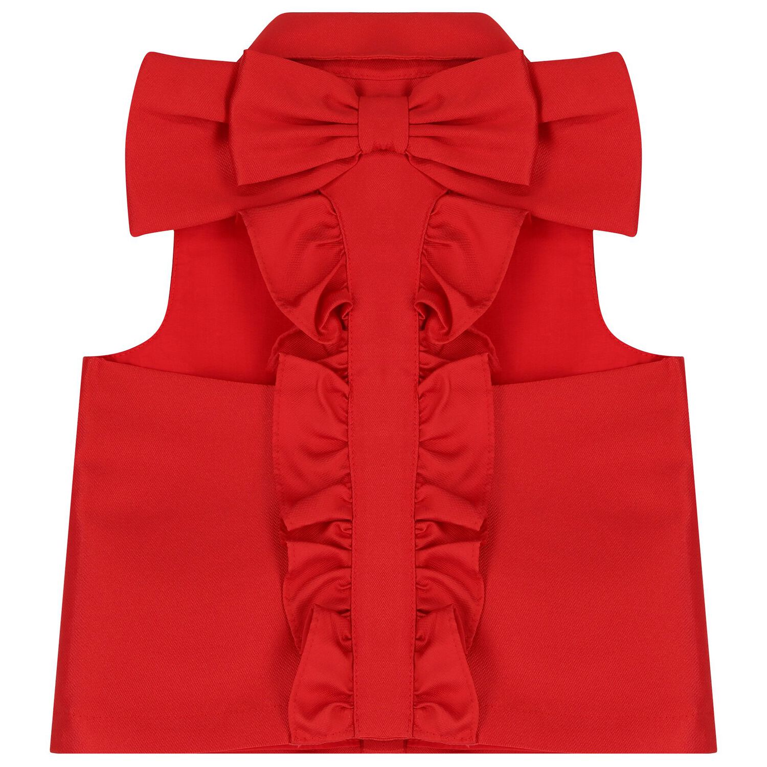 توب بنات بكشكة باللون الأحمر, 1, hi-res