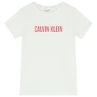 تيشيرت بنات بالشعار باللون الوردي والأبيض ( قطعتين), 1, hi-res