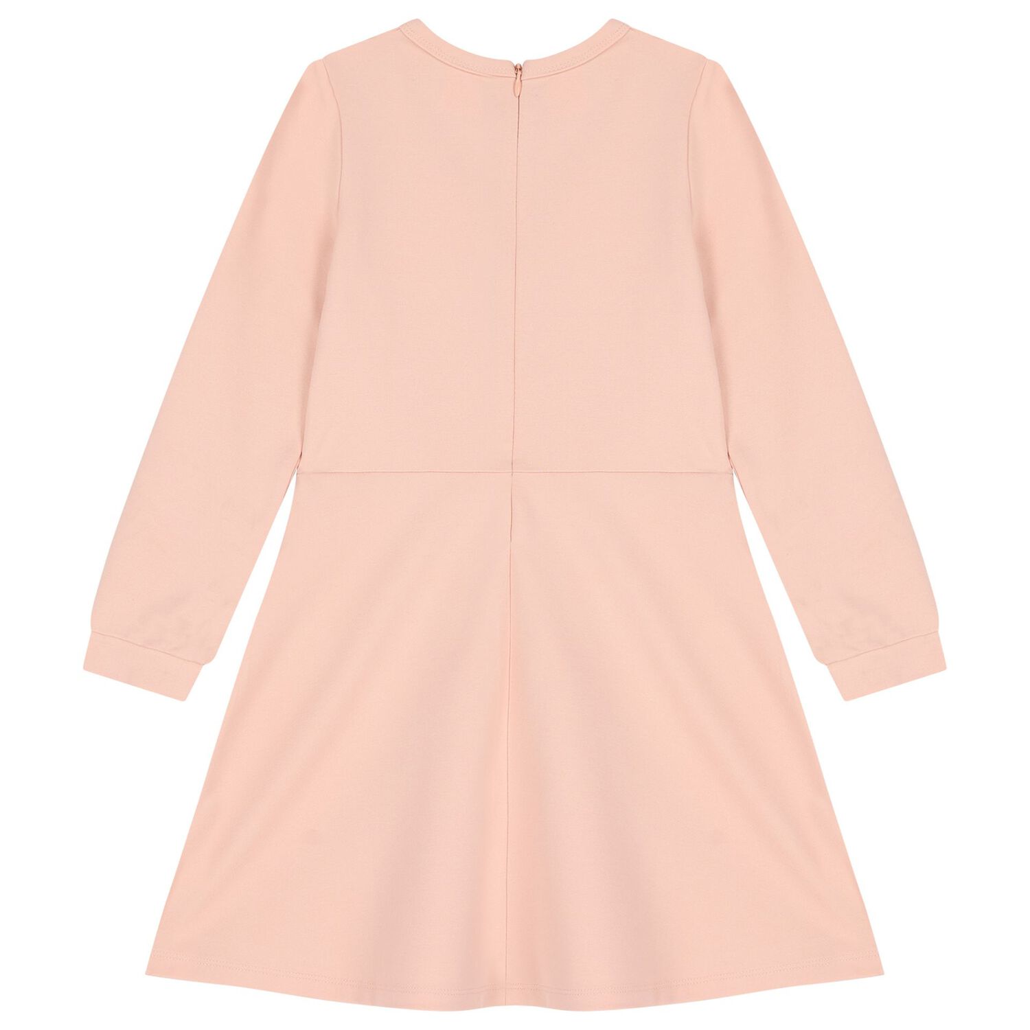 فستان وردي بشعار للبنات, 2, hi-res