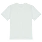Boys White Logo T-Shirt, 1, hi-res