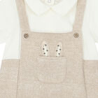 طقم رومبير وقبعة باللون الأبيض والأزرق للأولاد, 3, hi-res