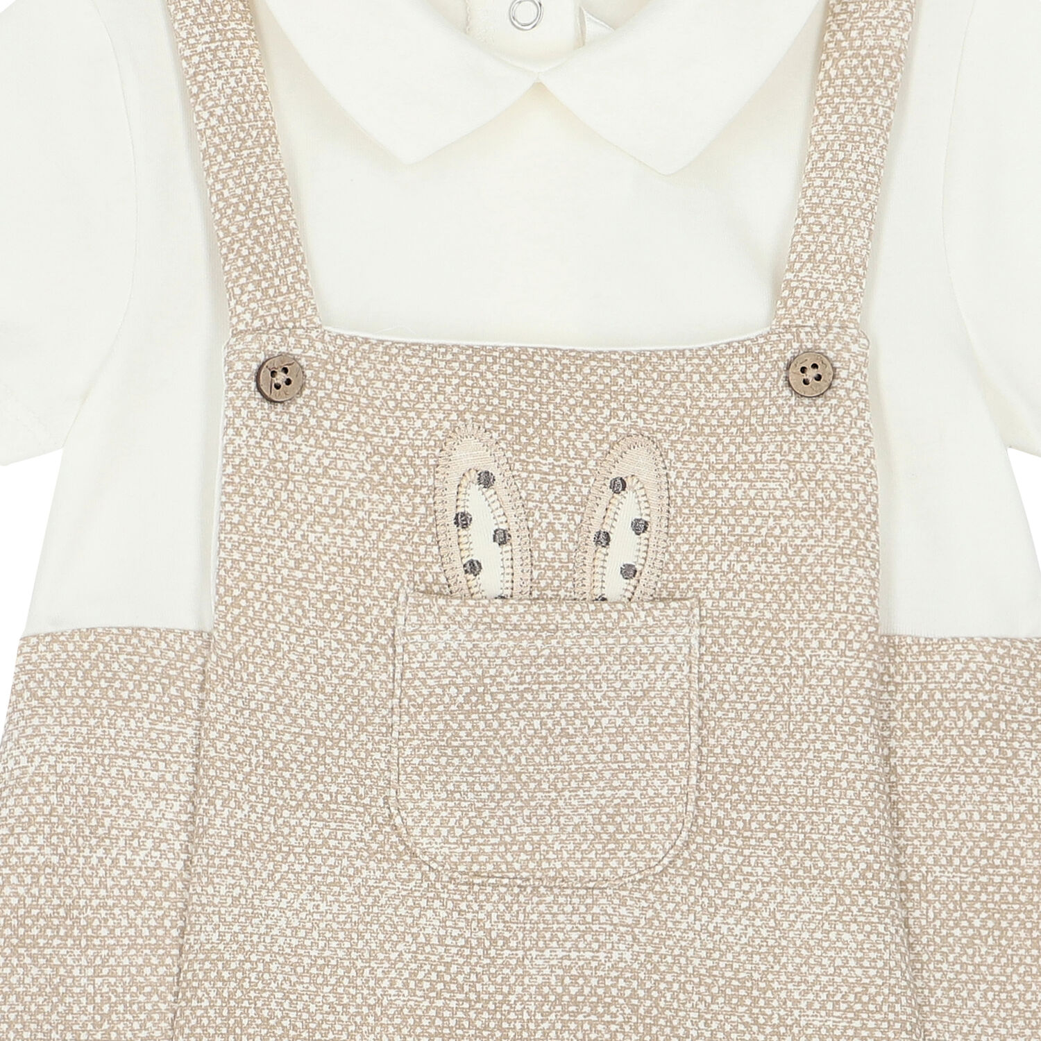 طقم رومبير وقبعة باللون الأبيض والأزرق للأولاد, 3, hi-res