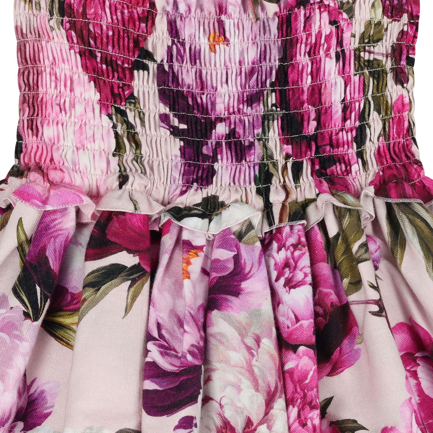 Girls Pink Peony Skirt, 1, hi-res