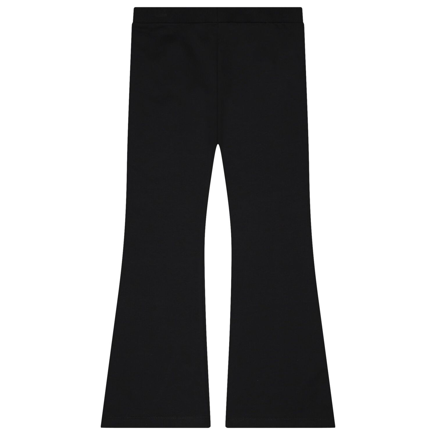 Girls Black Teddy Bear Trousers, 1, hi-res
