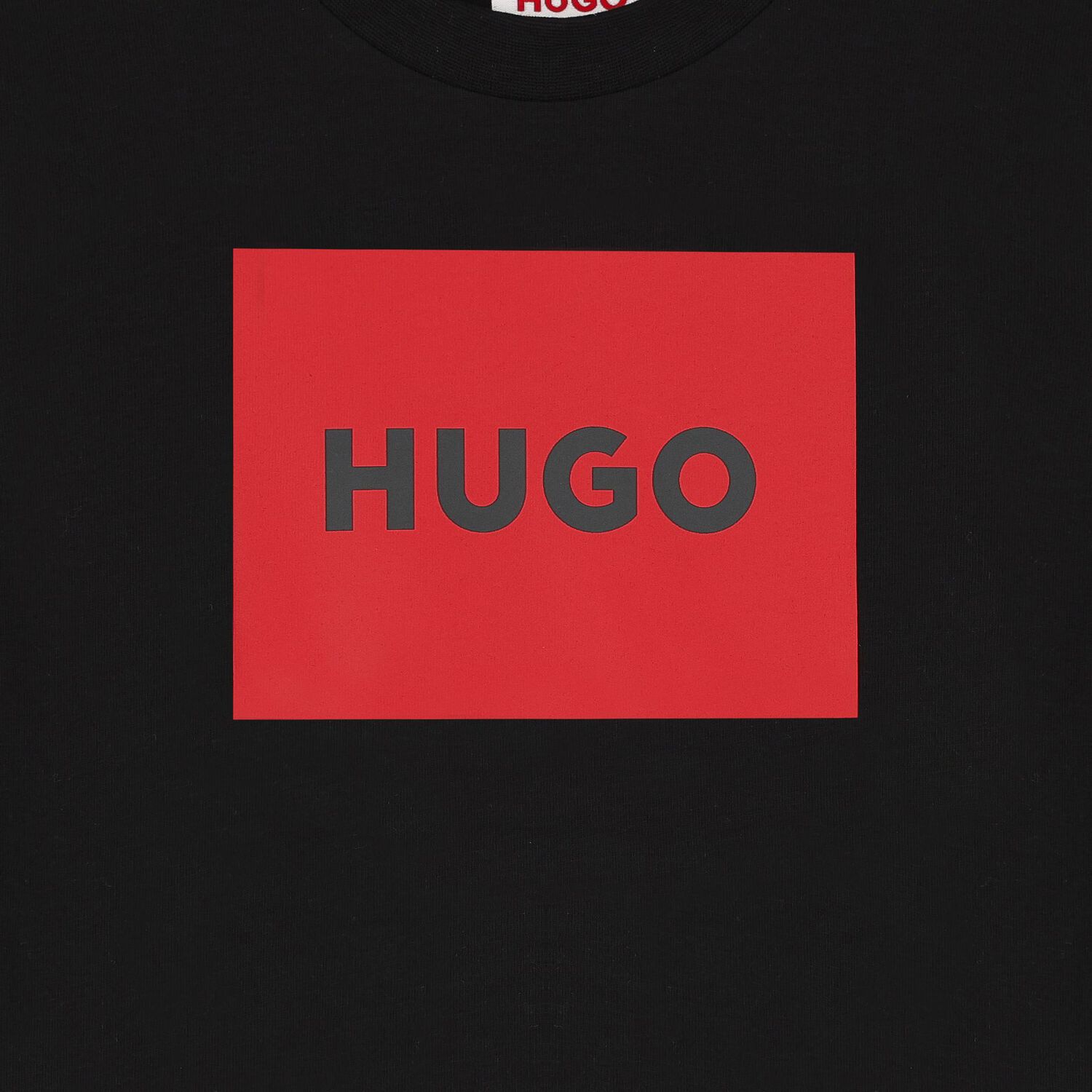 Boys Black Logo T-Shirt, 1, hi-res