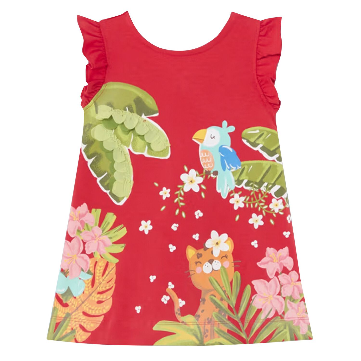 Younger Girls Red Dress, 3, hi-res image number null