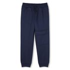 بنطال رياضي للأولاد باللون الكحلي مزين بشعار, 1, hi-res