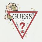 Girls White Logo T-Shirt, 1, hi-res