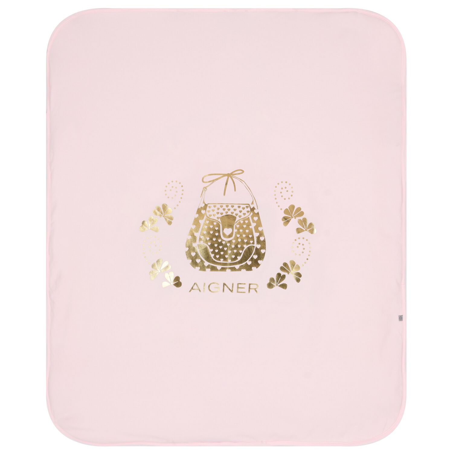 Baby Girls Pink Logo Blanket, 2, hi-res