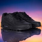 Black Nike Air Max 90 Trainers, 1, hi-res