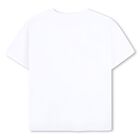 Boys White Logo T-Shirt, 2, hi-res