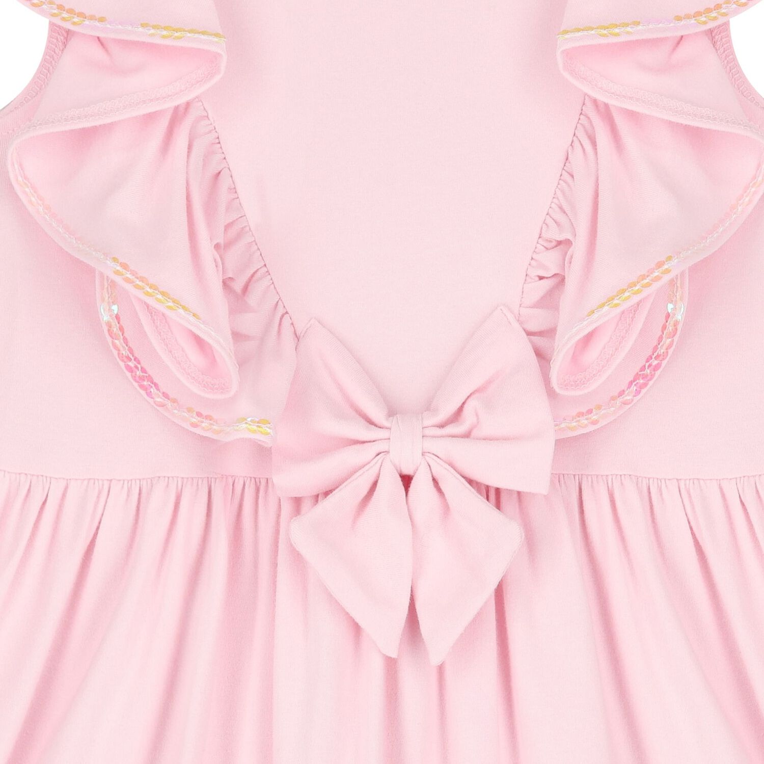Girls Pink Ruffle Dress, 2, hi-res image number null