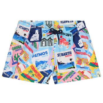 Boys Multi-Coloured Swim Shorts