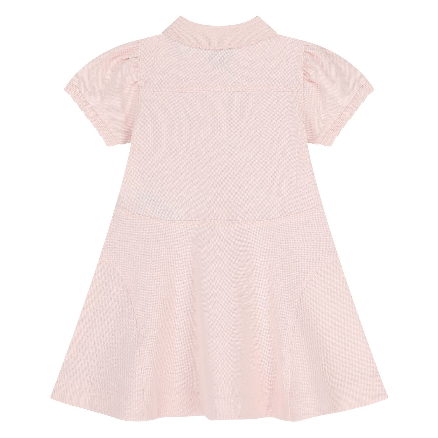 Younger Girls Pink Logo Dress, 1, hi-res