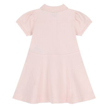 Younger Girls Pink Logo Dress