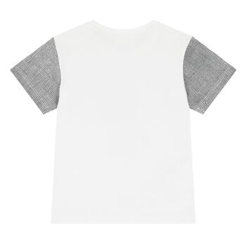 تيشيرت اطفال تيدى بير باللون الابيض