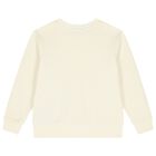 سويتشيرت أولاد بشعار تيدي باللون العاجي, 1, hi-res