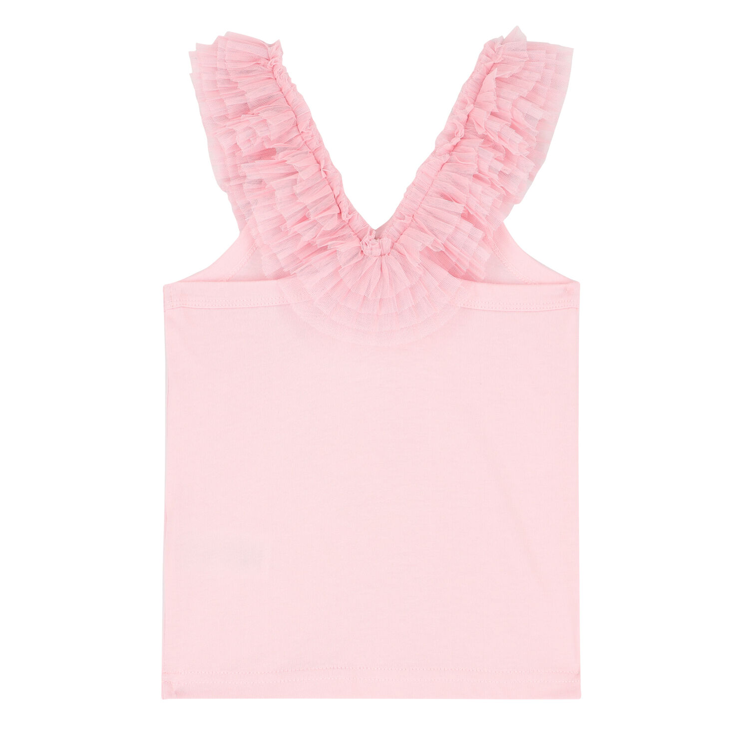 Girls Pink Tulle Top, 1, hi-res image number null