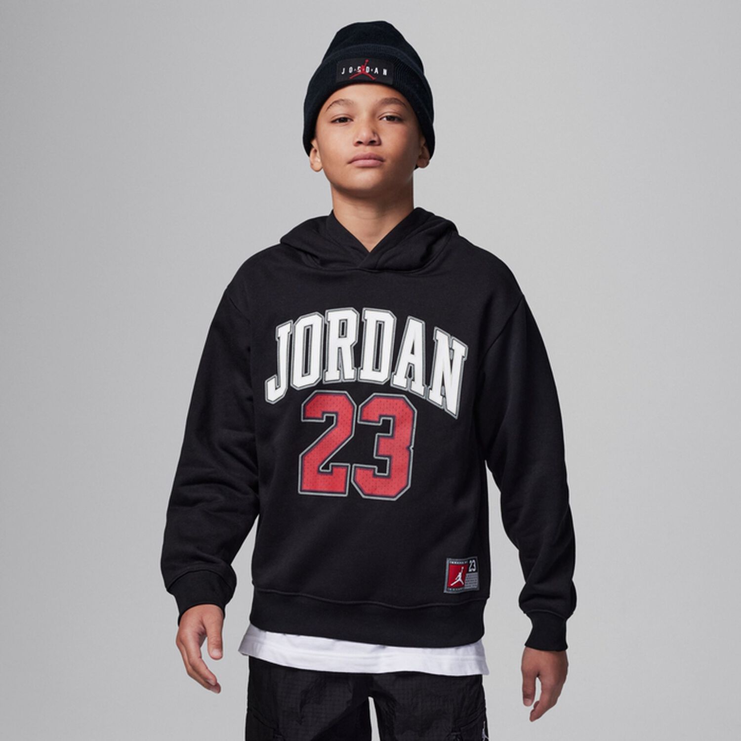 Black Jordan Hooded Top, 1, hi-res image number null
