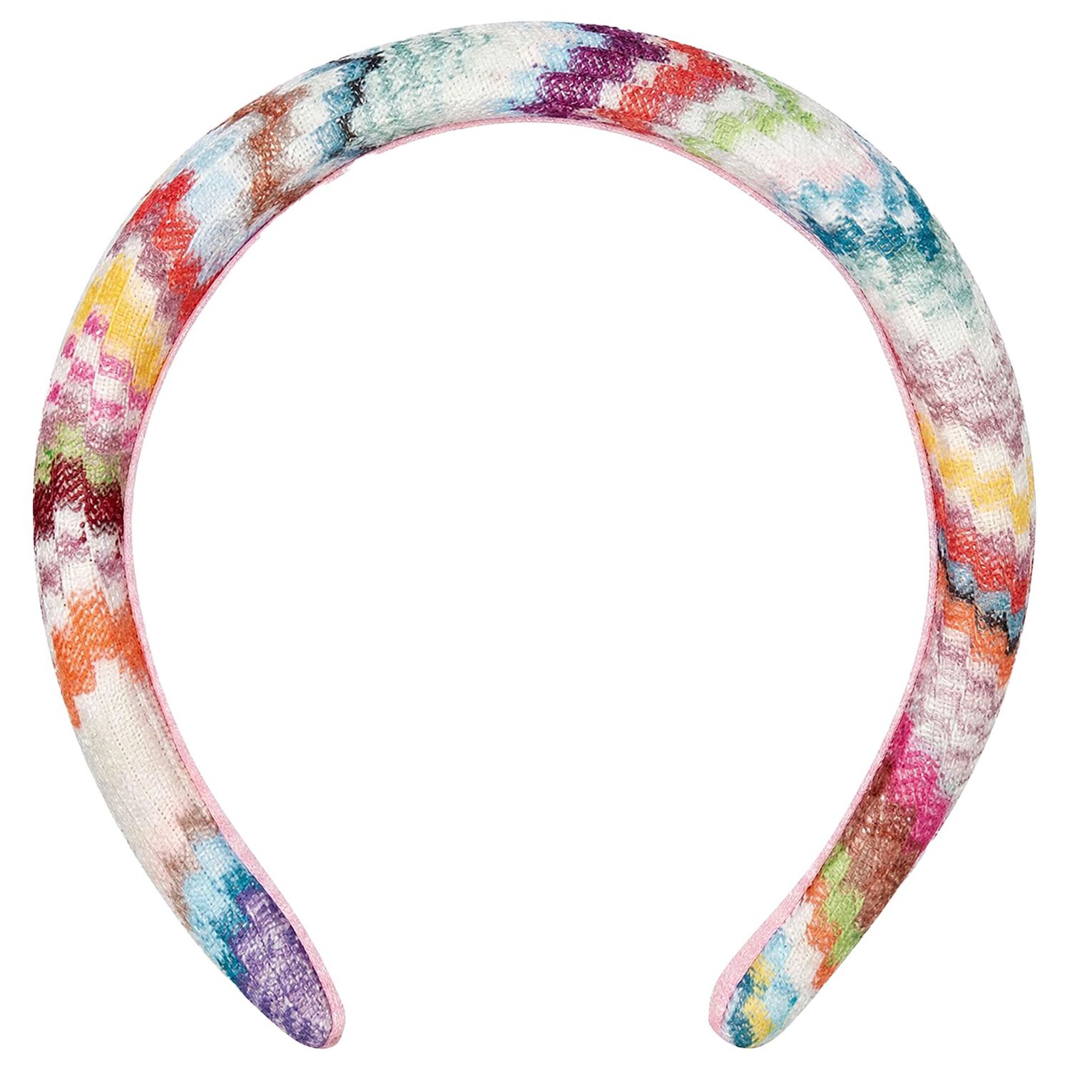 Girls Multi-Coloured Zigzag Headband, 1, hi-res