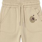 Younger Boys Beige Joggers, 2, hi-res