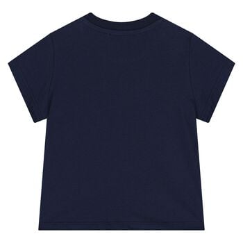 تي شيرت بشعار الدب تيدي باللون الكحلى