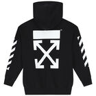 توب هودي بالشعار باللون الأسود, 1, hi-res